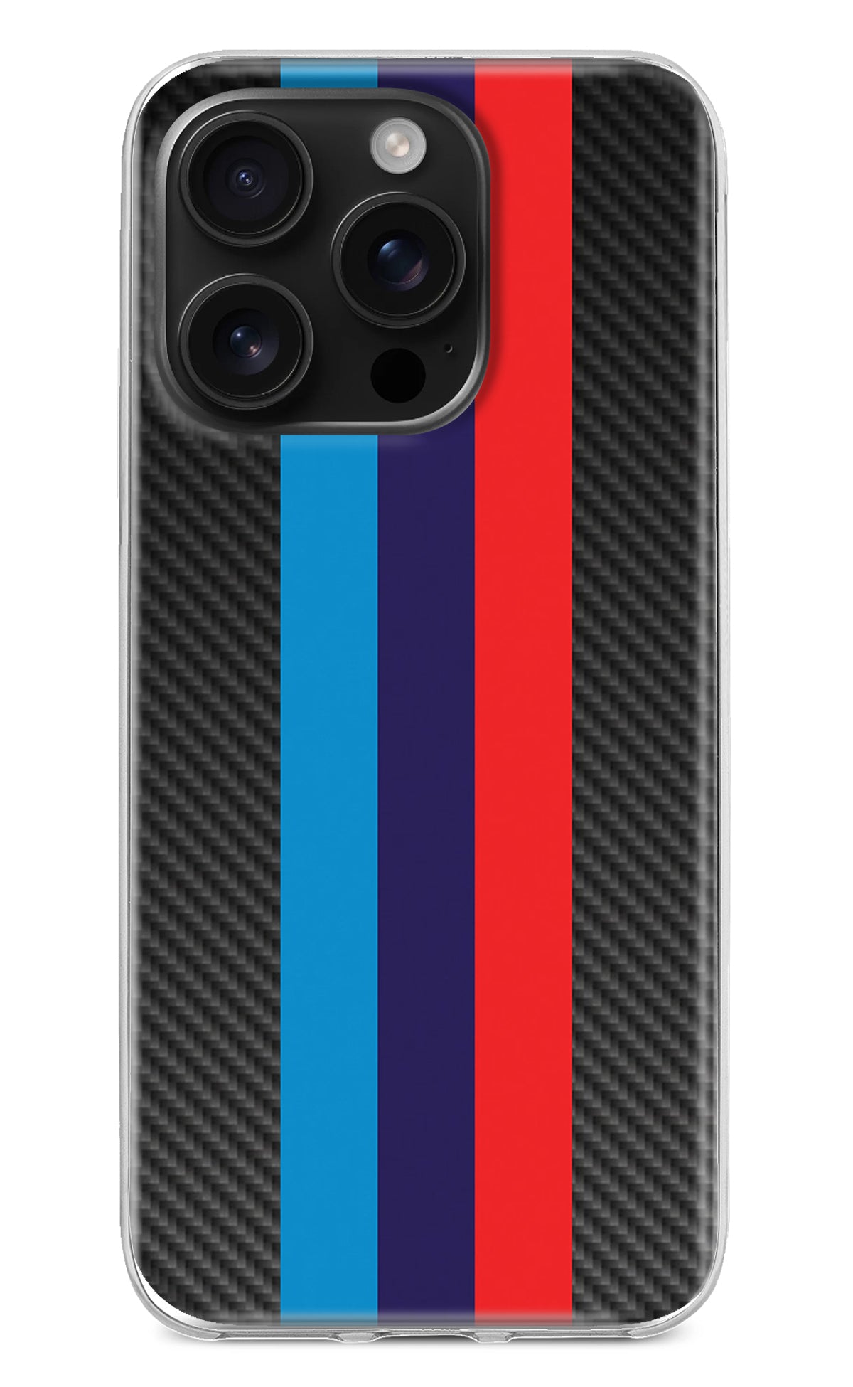 BMW Stripes Pattern iPhone 16 Pro Max Back Cover