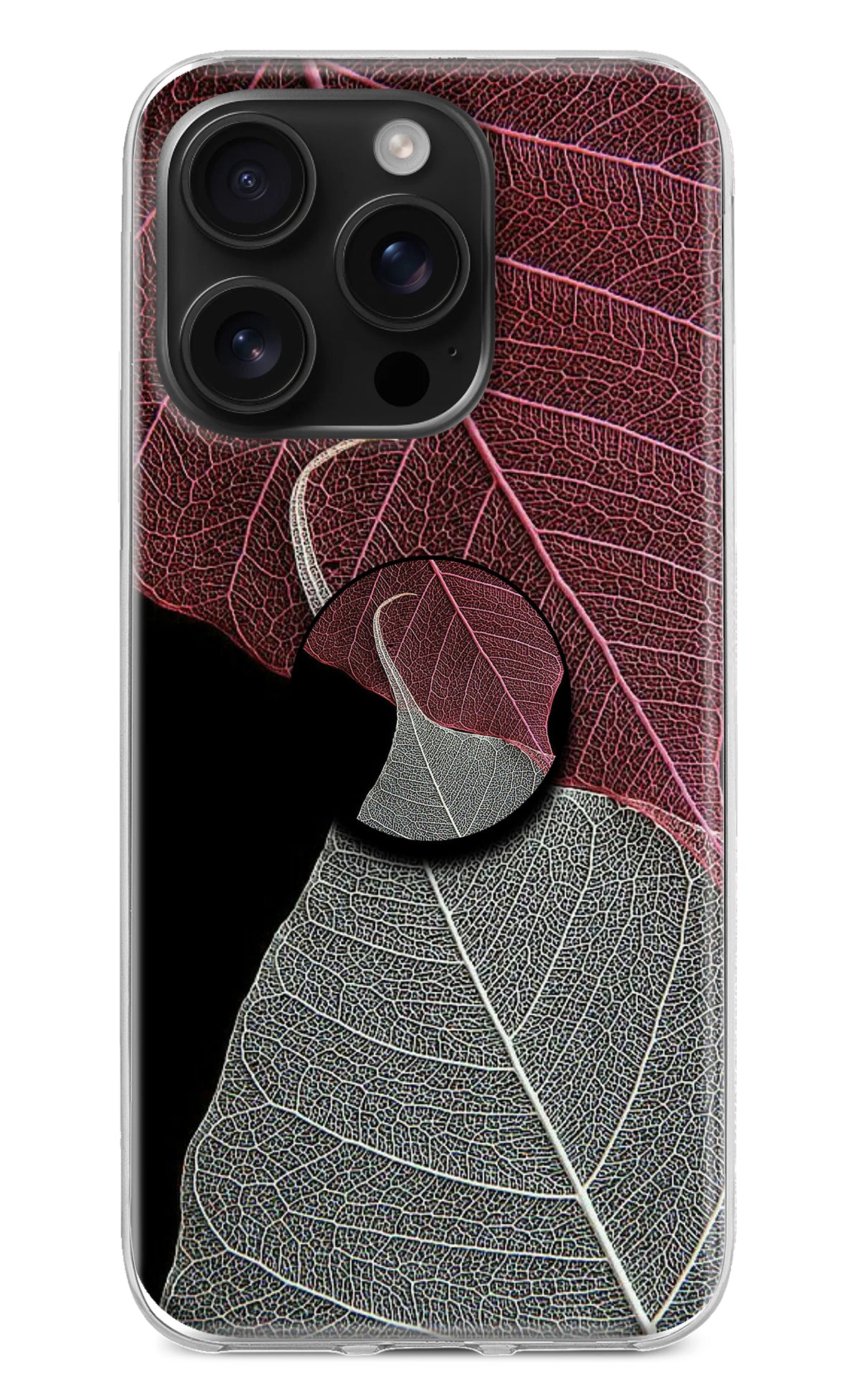 Leaf Pattern iPhone 16 Pro Max Pop Case