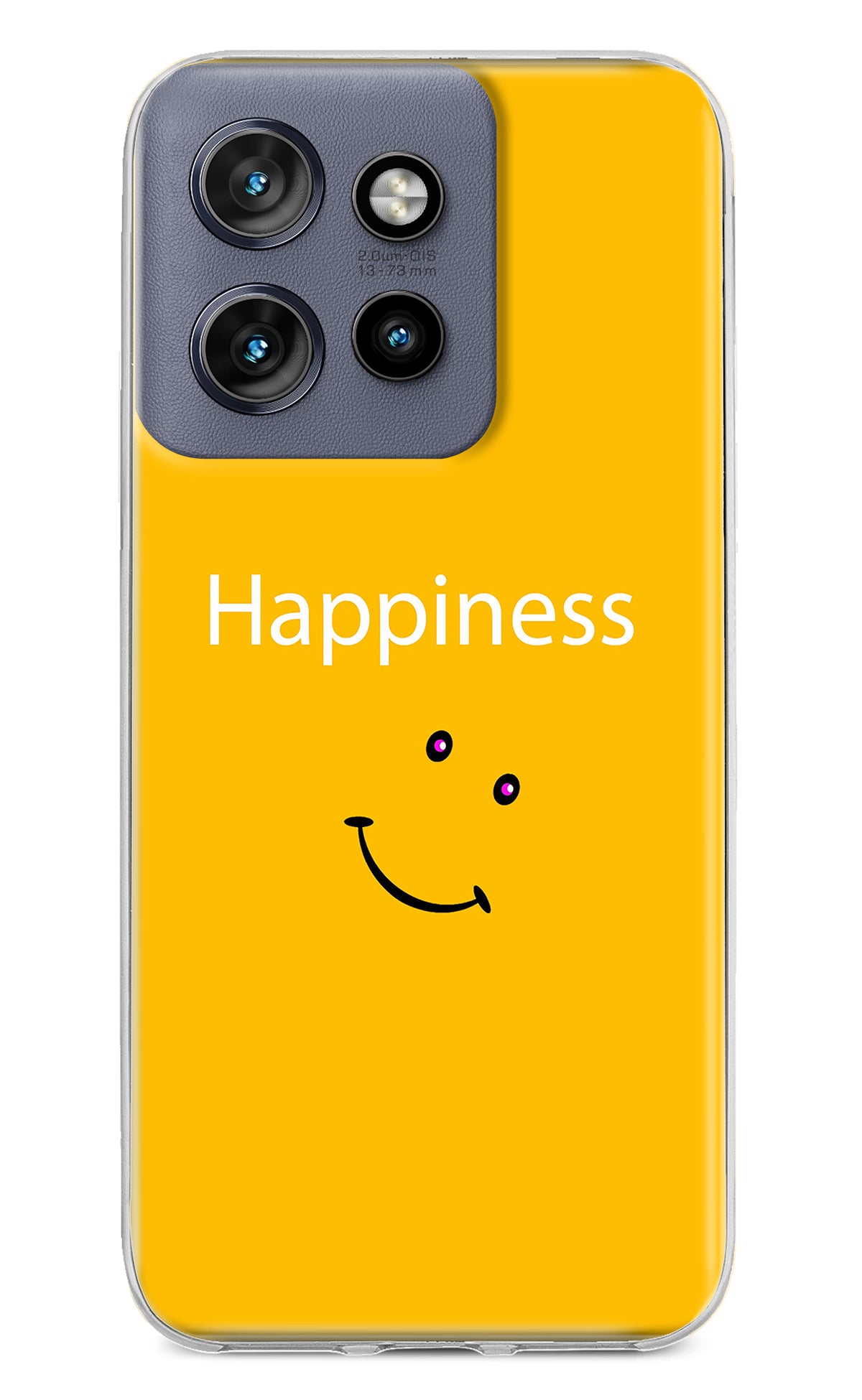 Happiness With Smiley Moto Edge 50 Neo Back Cover