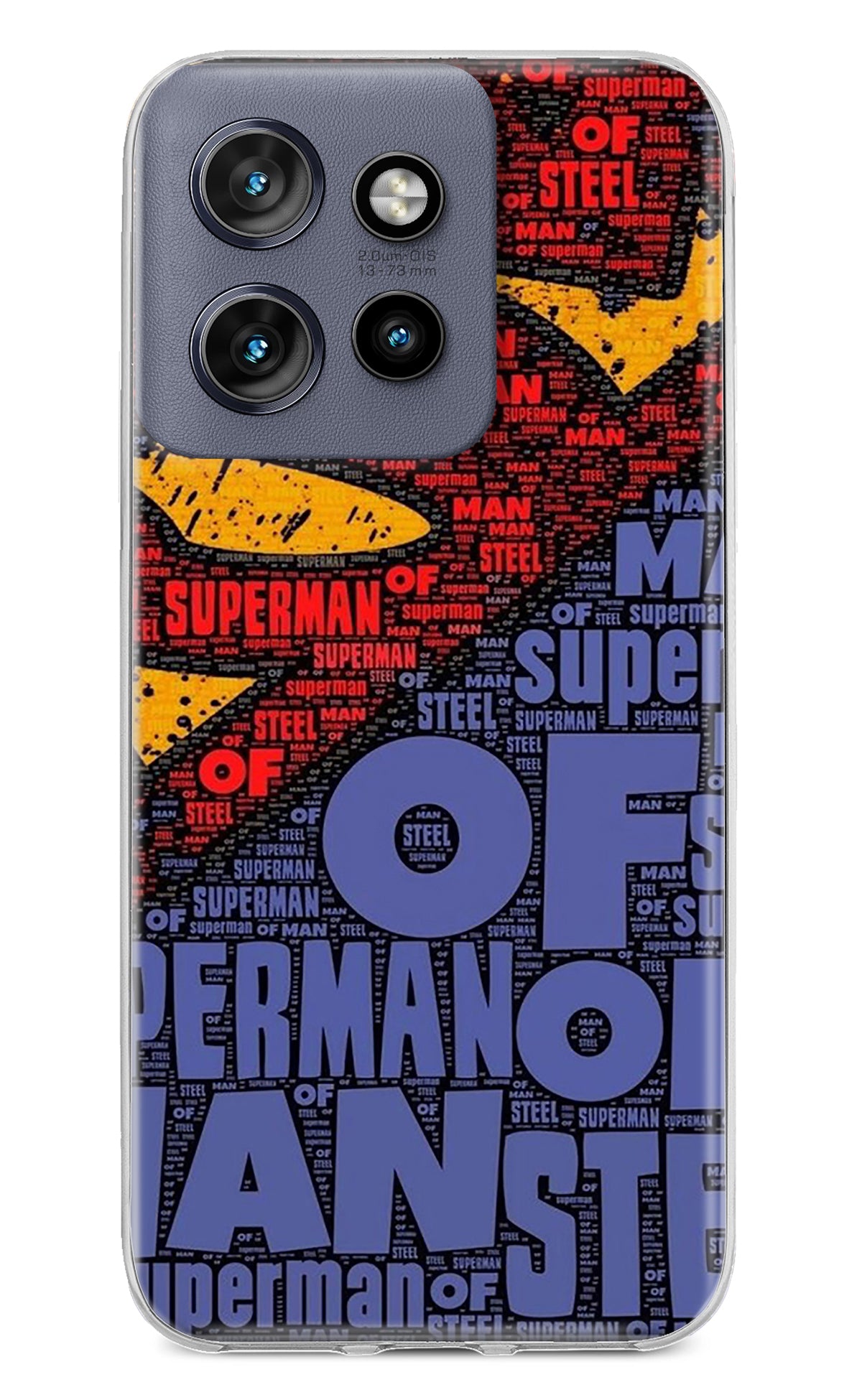 Superman Moto Edge 50 Neo Back Cover