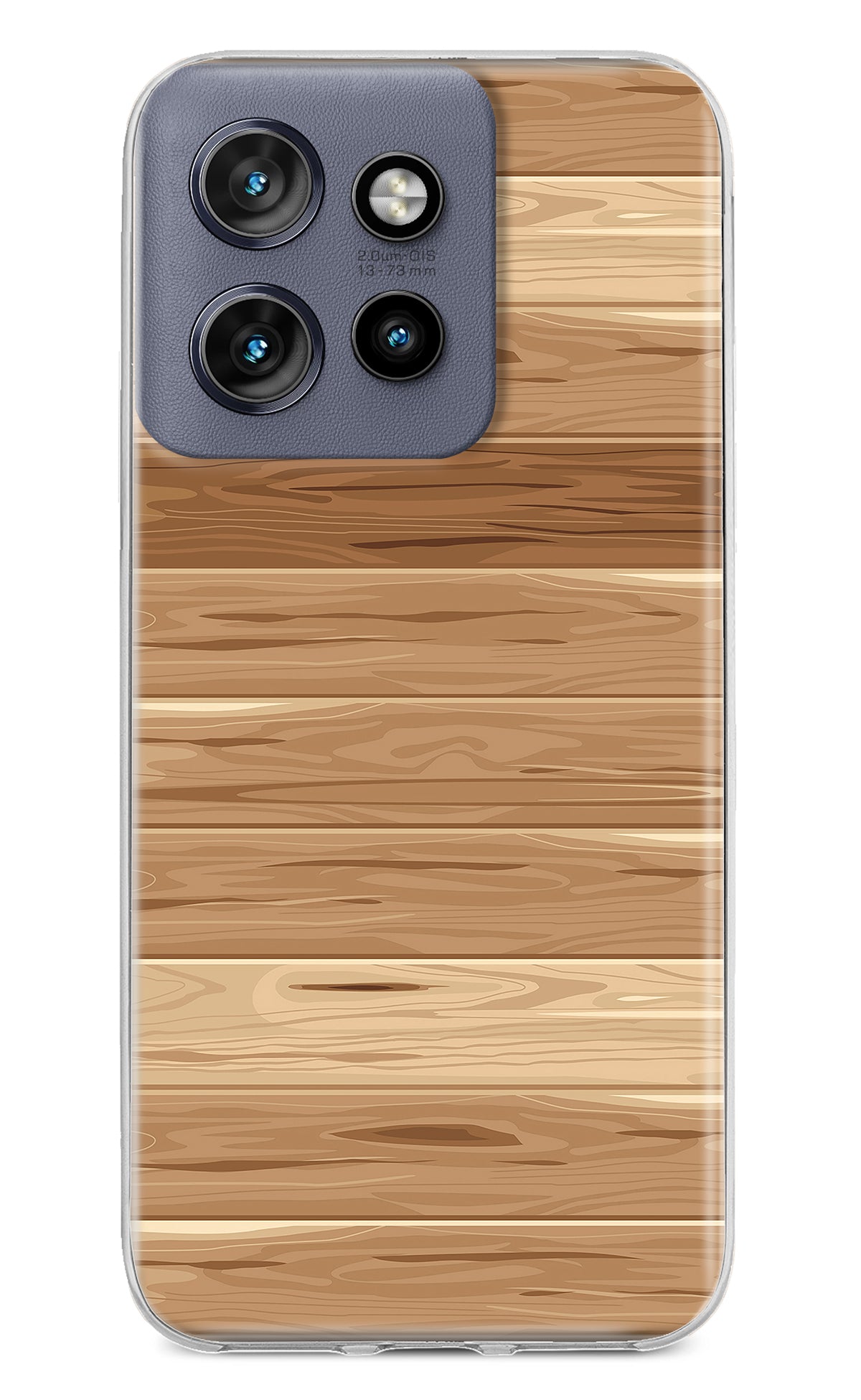 Wooden Vector Moto Edge 50 Neo Back Cover