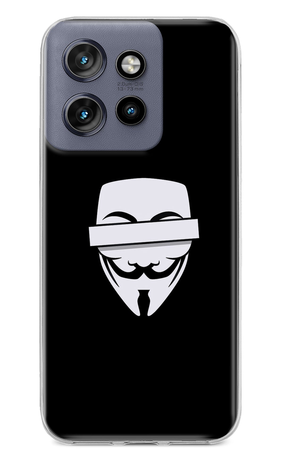 Anonymous Face Moto Edge 50 Neo Back Cover