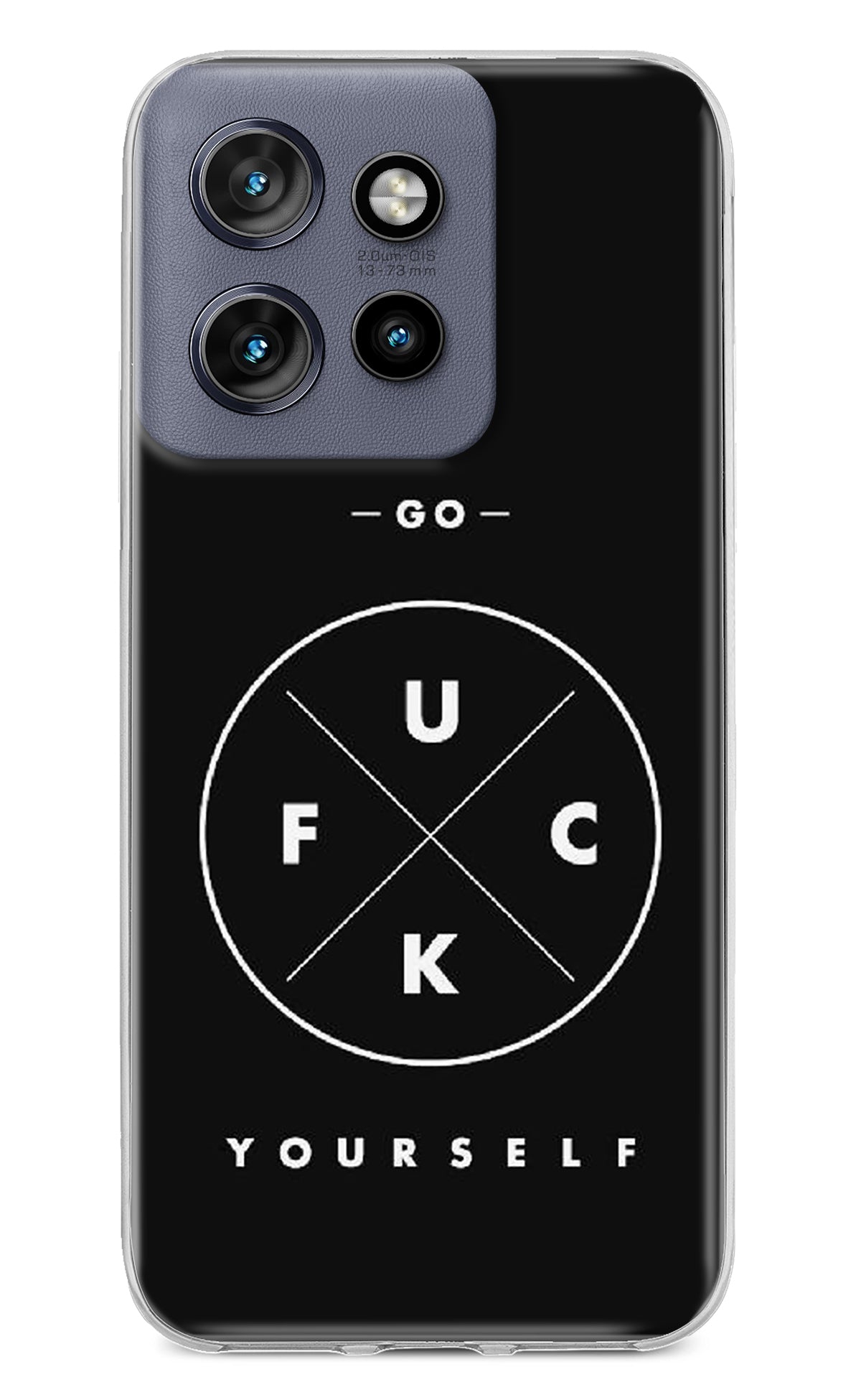 Go Fuck Yourself Moto Edge 50 Neo Back Cover