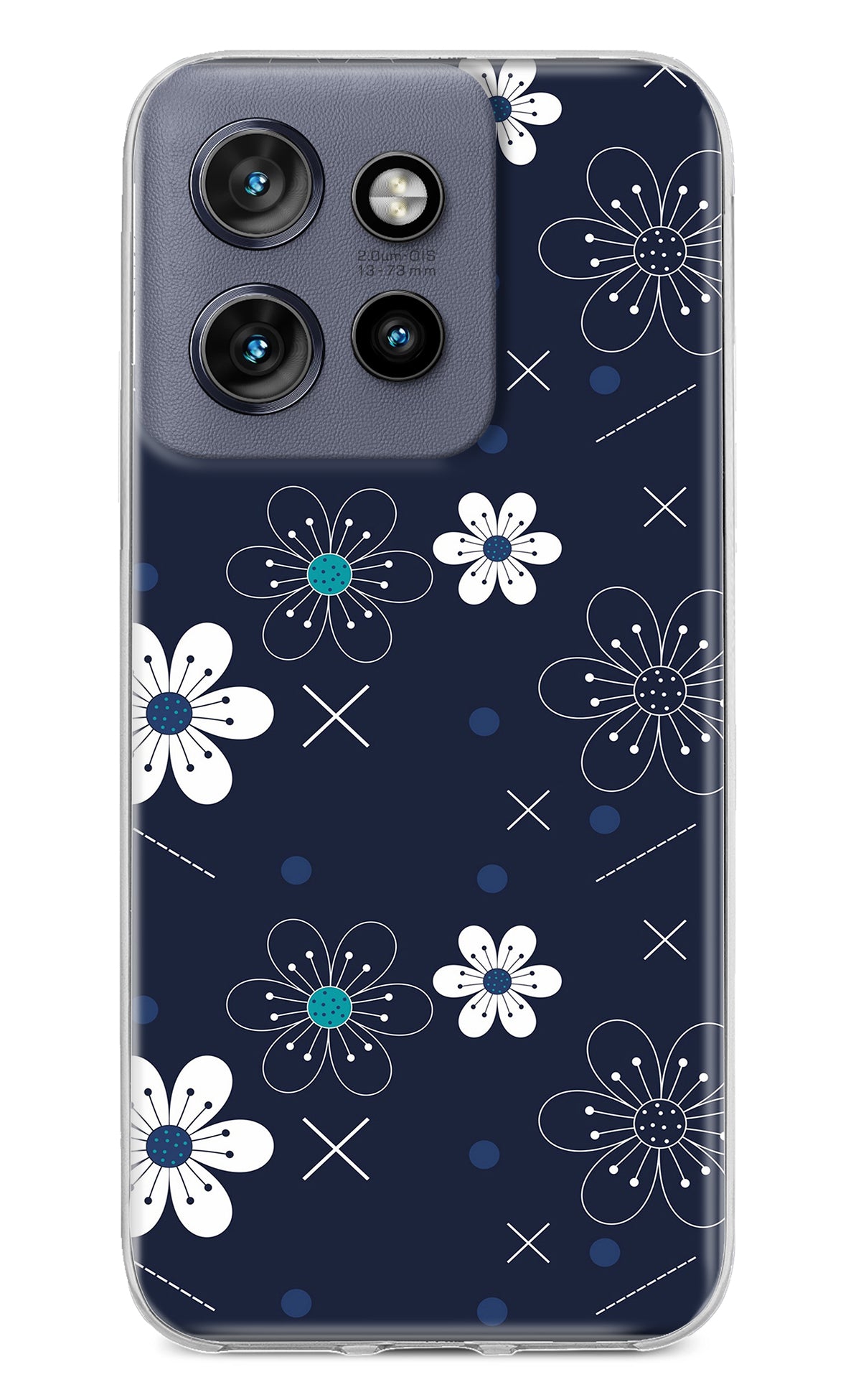 Flowers Moto Edge 50 Neo Back Cover