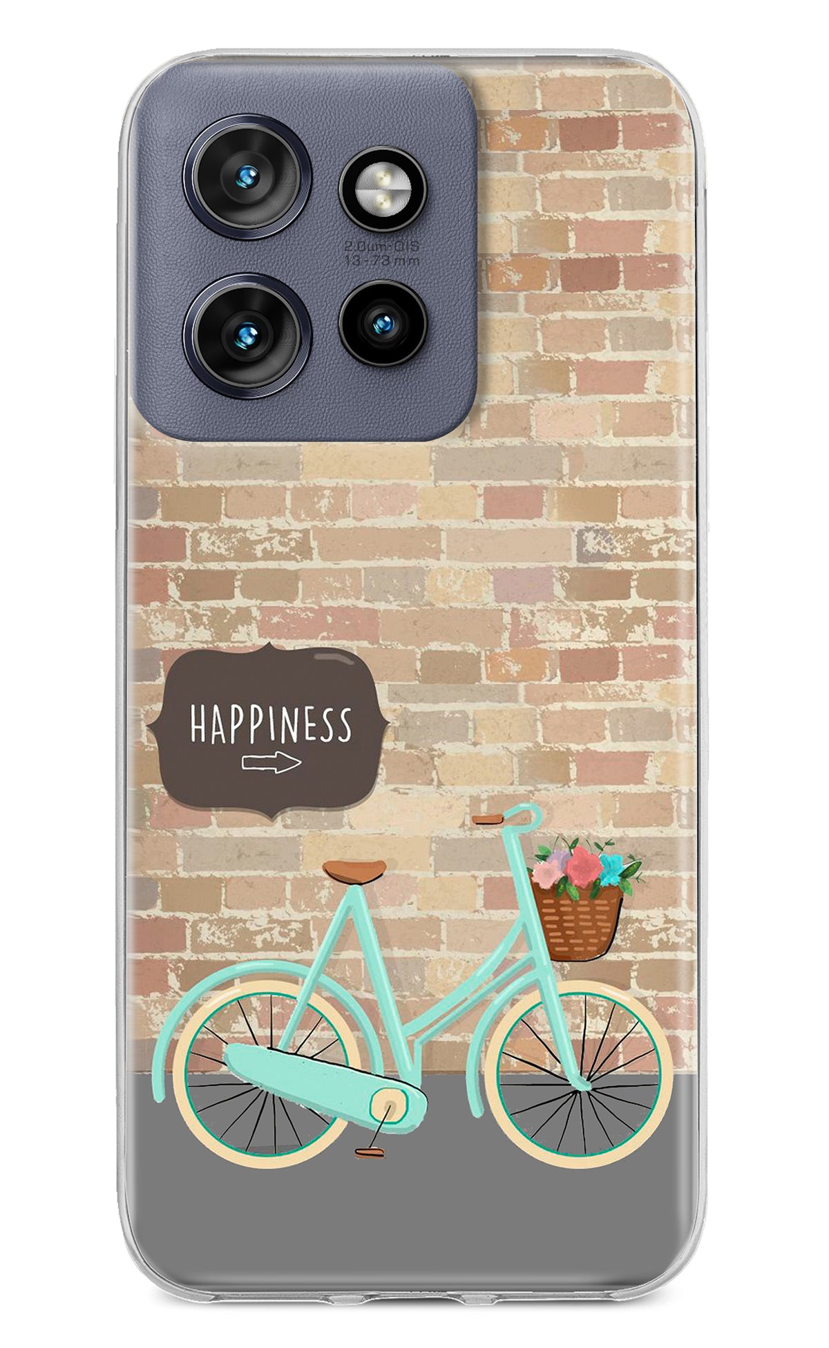 Happiness Artwork Moto Edge 50 Neo Back Cover