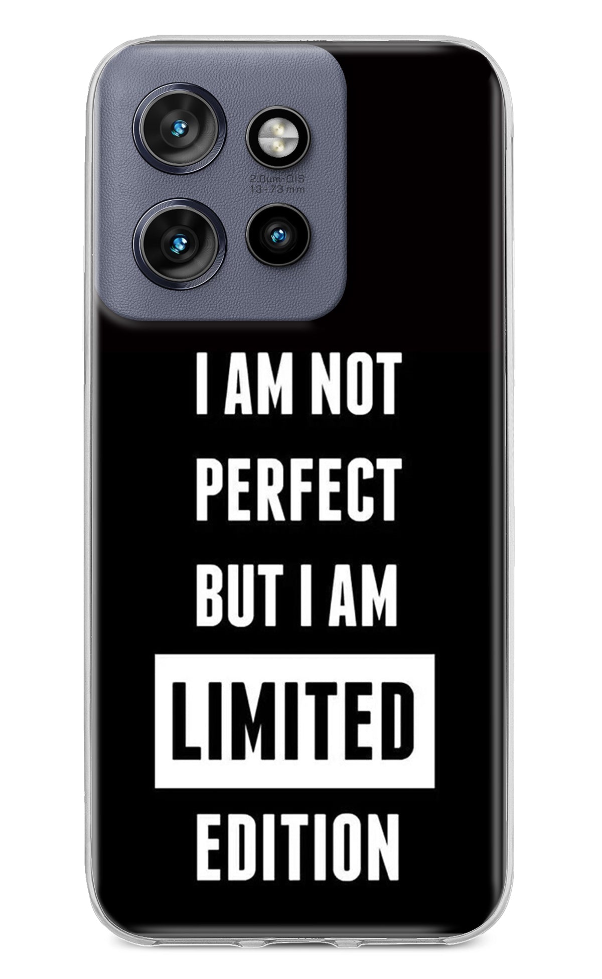 I Am Not Perfect But I Am Limited Edition Moto Edge 50 Neo Back Cover