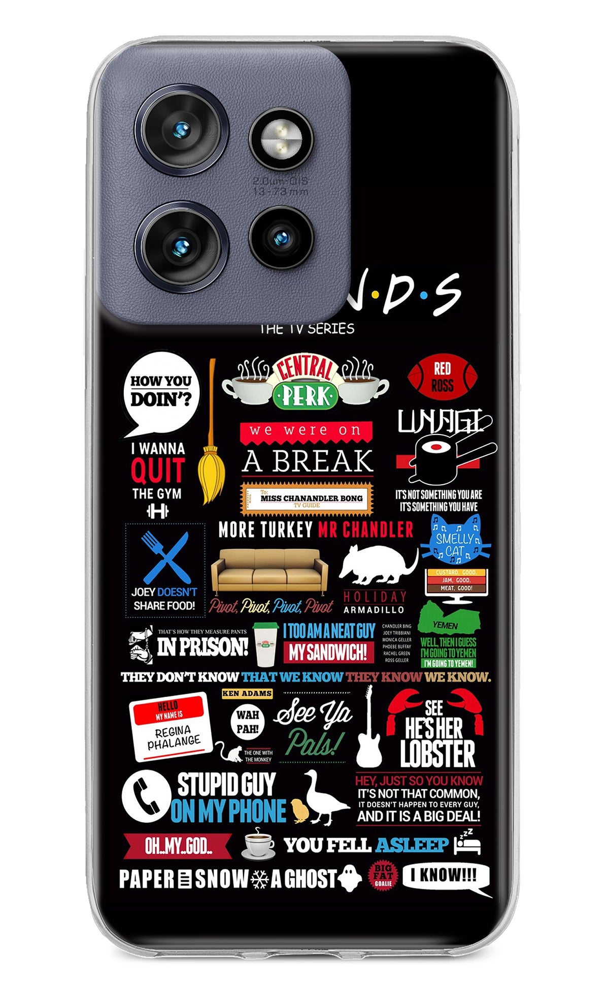 FRIENDS Moto Edge 50 Neo Back Cover