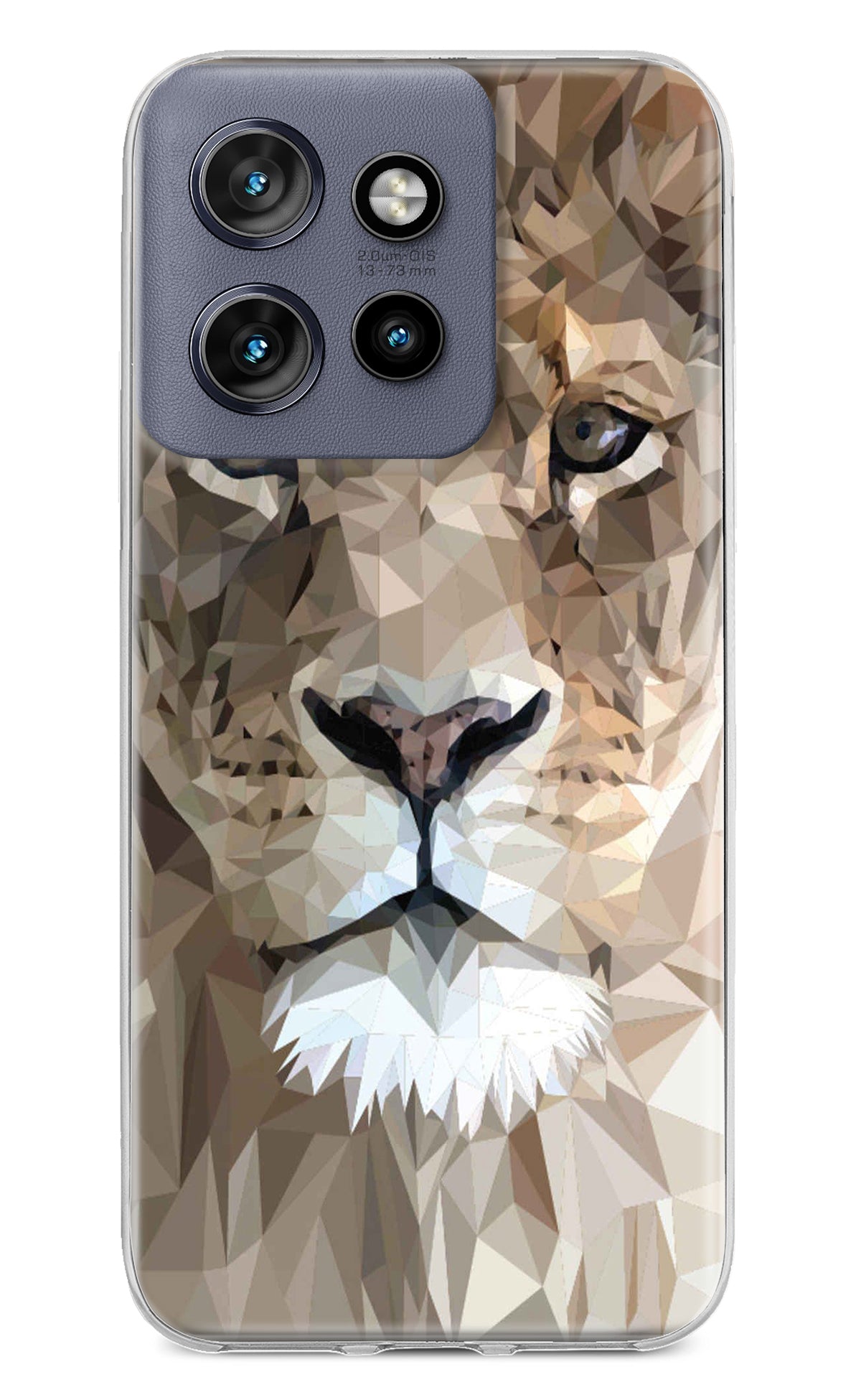 Lion Art Moto Edge 50 Neo Back Cover