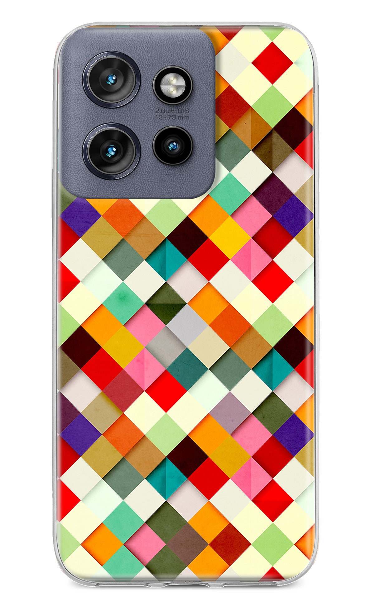 Geometric Abstract Colorful Moto Edge 50 Neo Back Cover