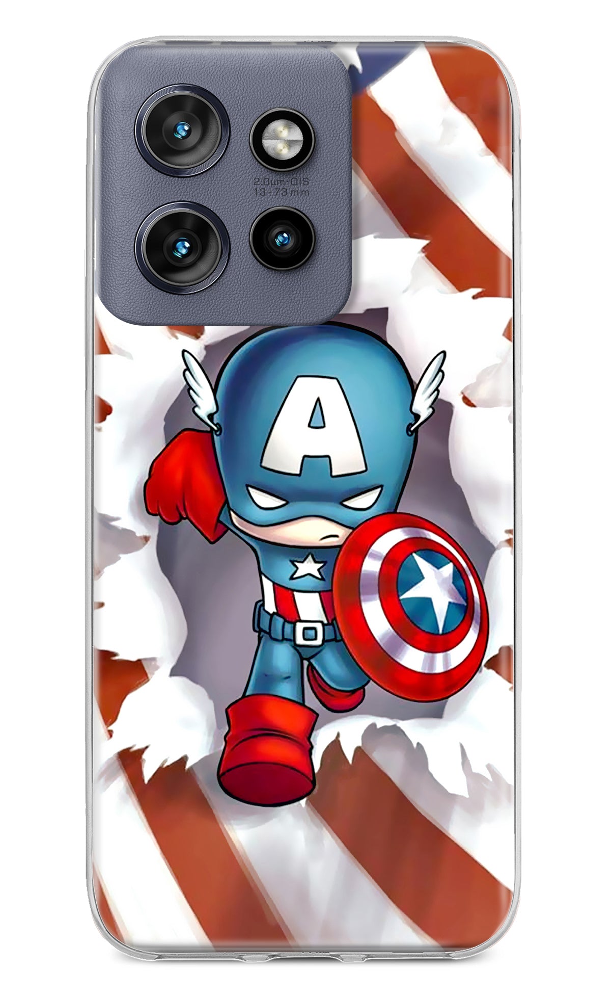 Captain America Moto Edge 50 Neo Back Cover