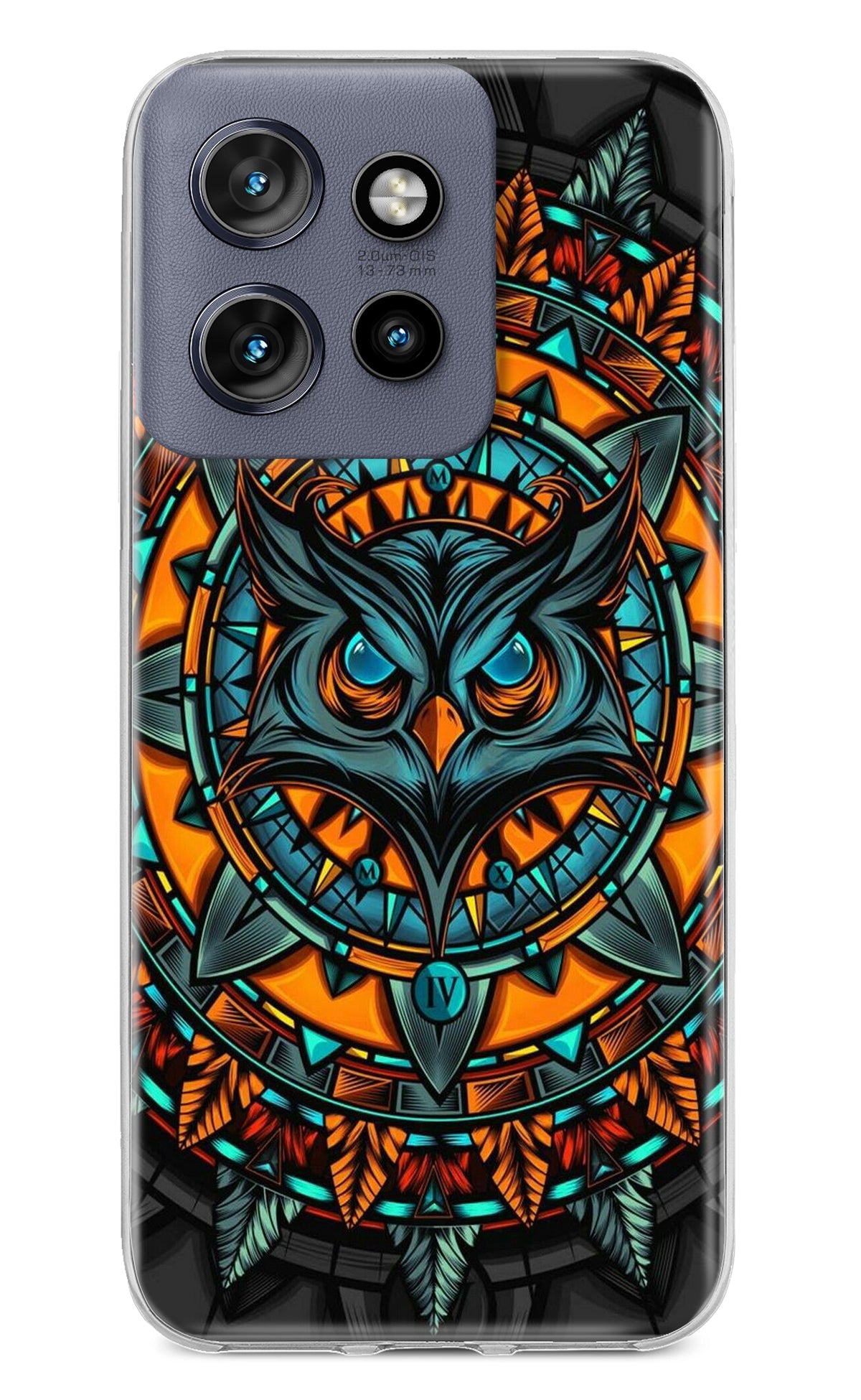 Angry Owl Art Moto Edge 50 Neo Back Cover