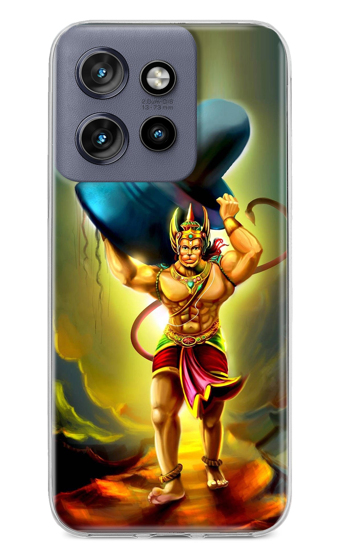 Lord Hanuman Moto Edge 50 Neo Back Cover