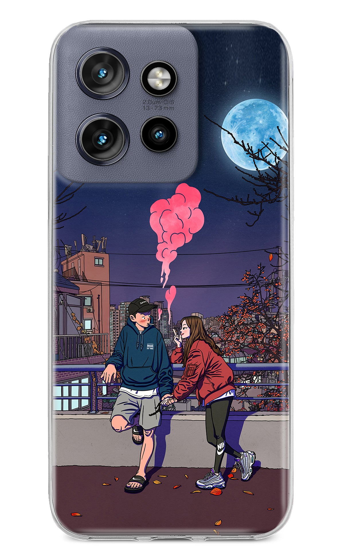 Chilling Couple Moto Edge 50 Neo Back Cover