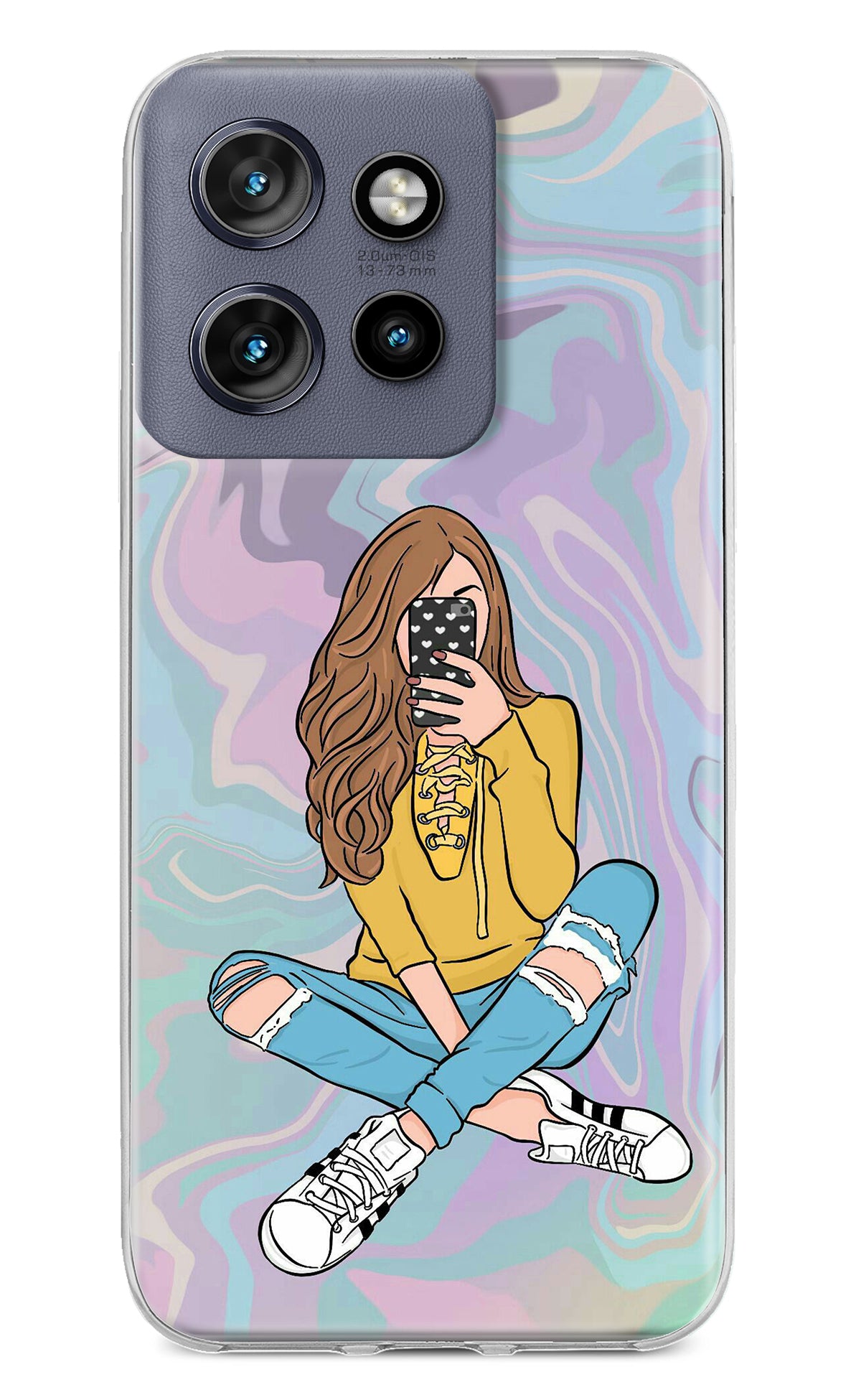 Selfie Girl Moto Edge 50 Neo Back Cover