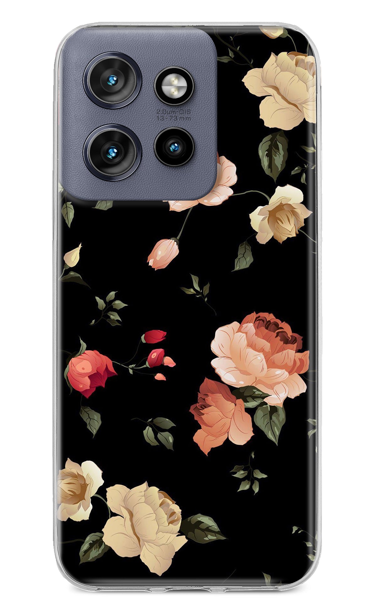 Flowers Moto Edge 50 Neo Back Cover