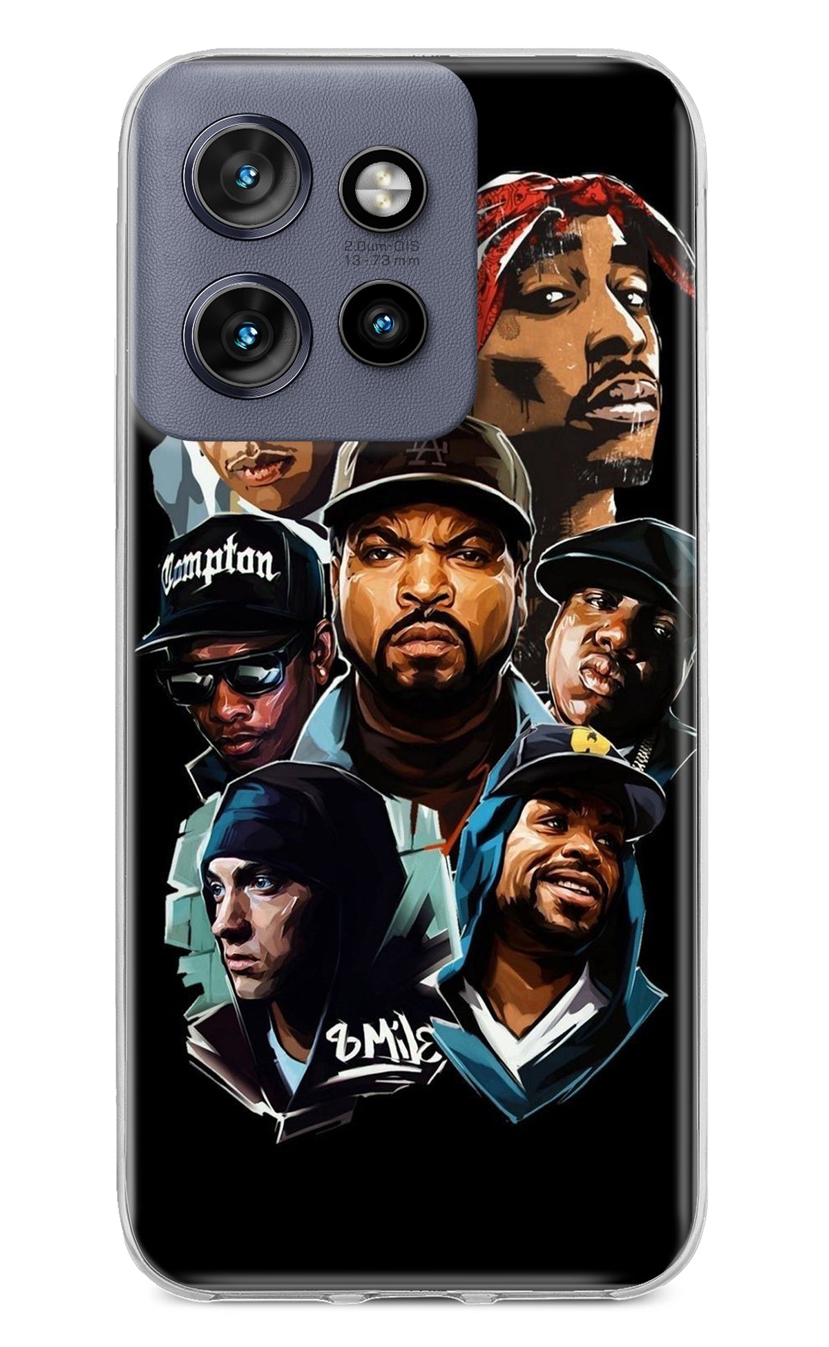 Rappers Moto Edge 50 Neo Back Cover