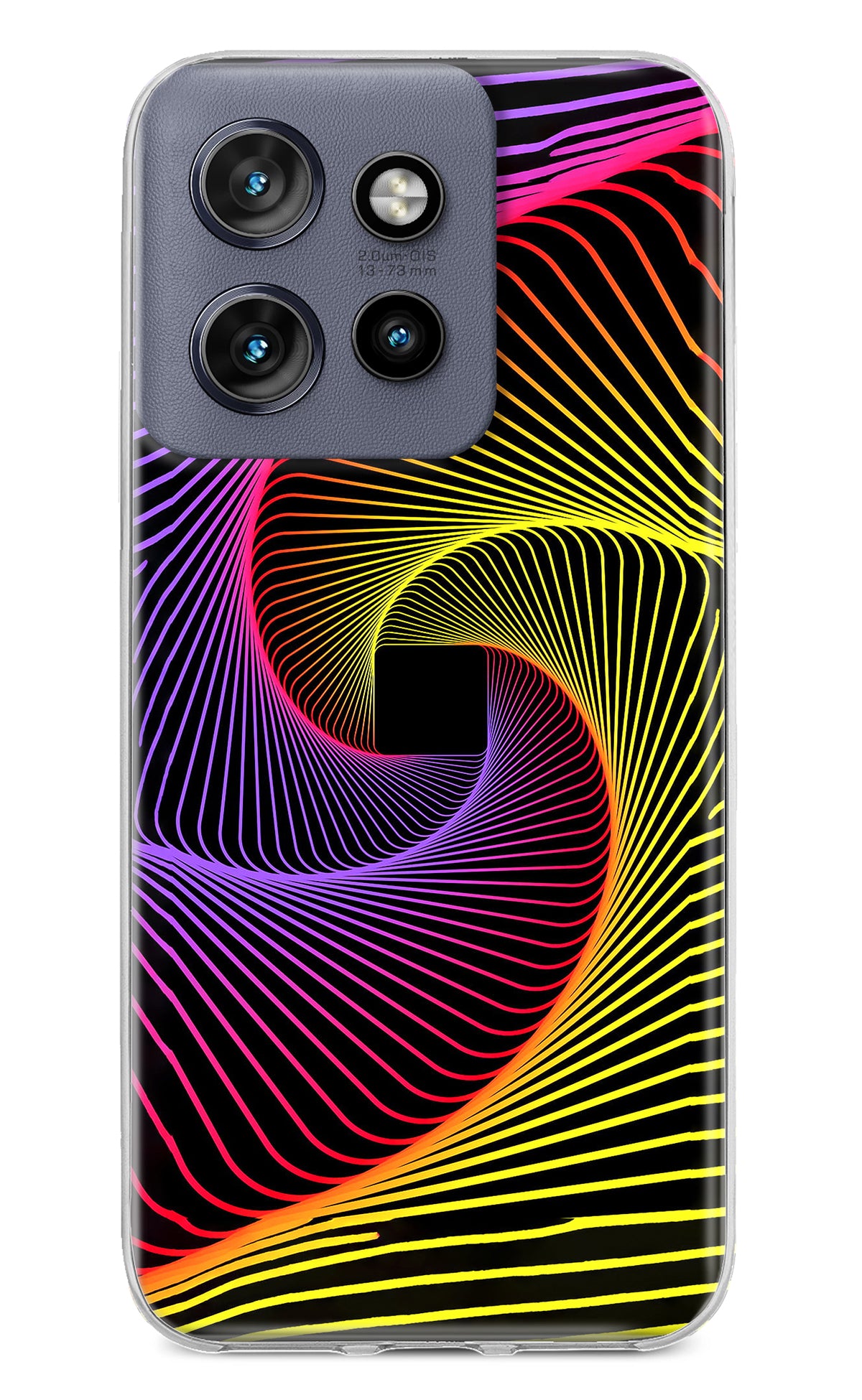 Colorful Strings Moto Edge 50 Neo Back Cover