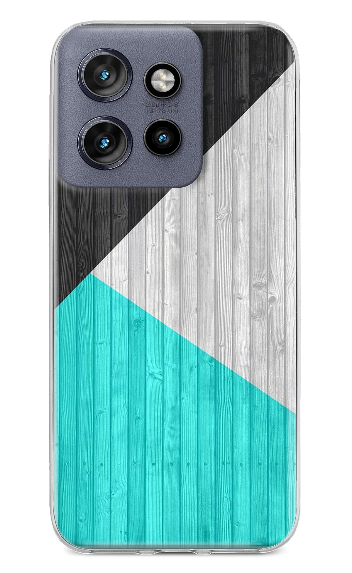 Wooden Abstract Moto Edge 50 Neo Back Cover