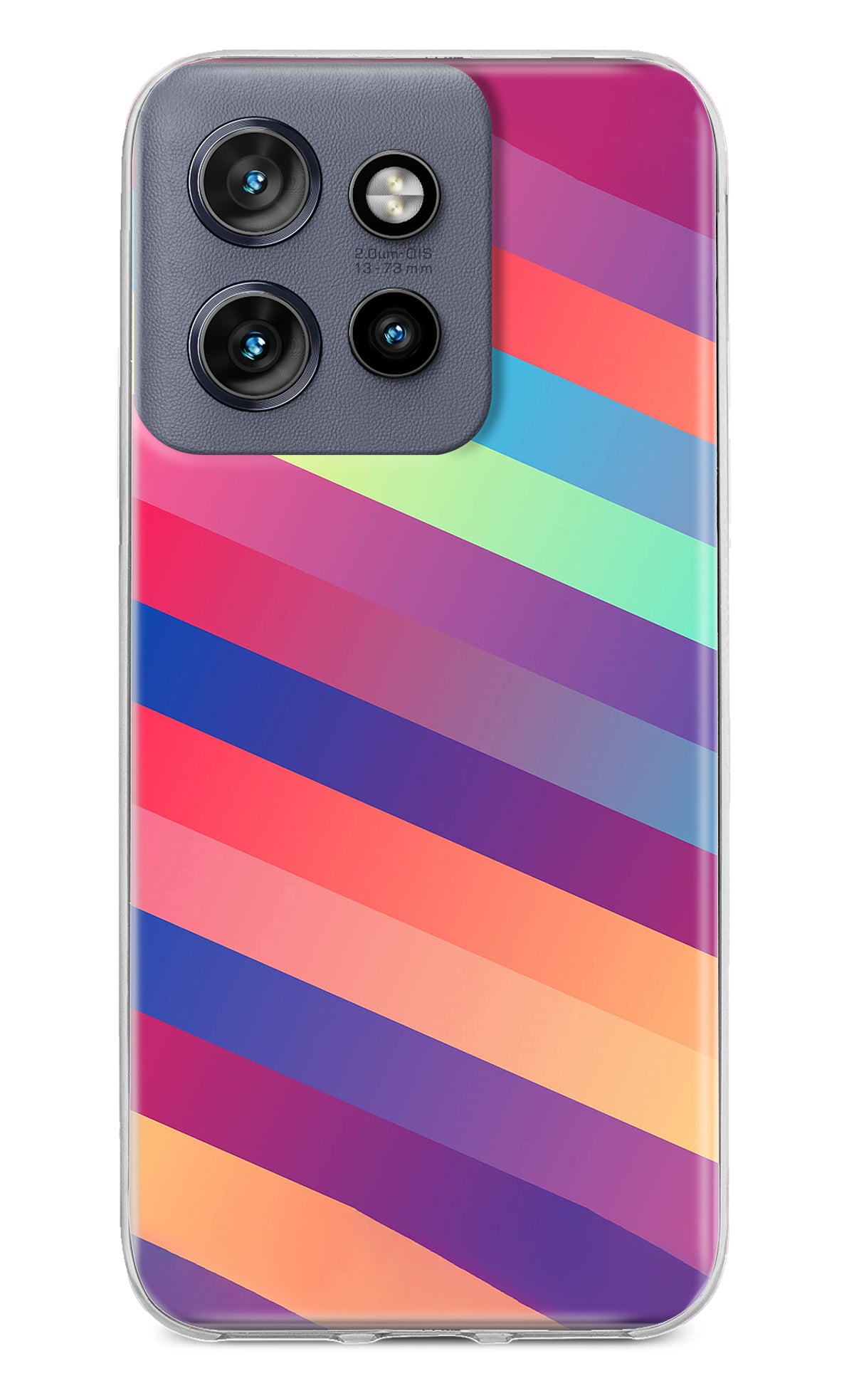 Stripes color Moto Edge 50 Neo Back Cover