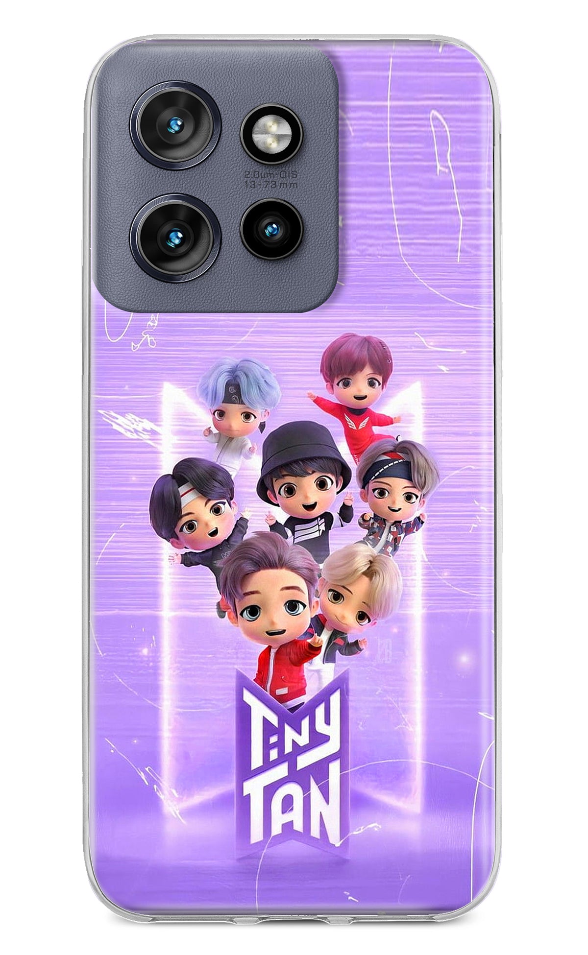 BTS Tiny Tan Moto Edge 50 Neo Back Cover