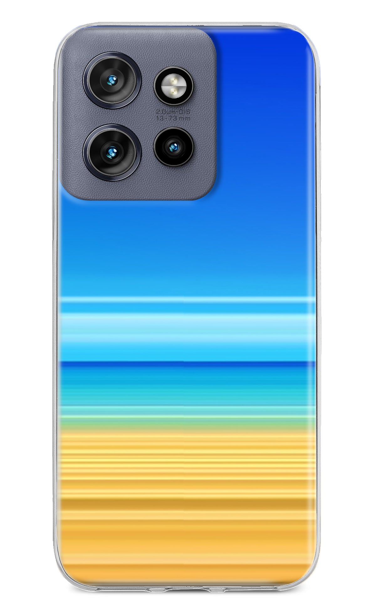 Beach Art Moto Edge 50 Neo Back Cover