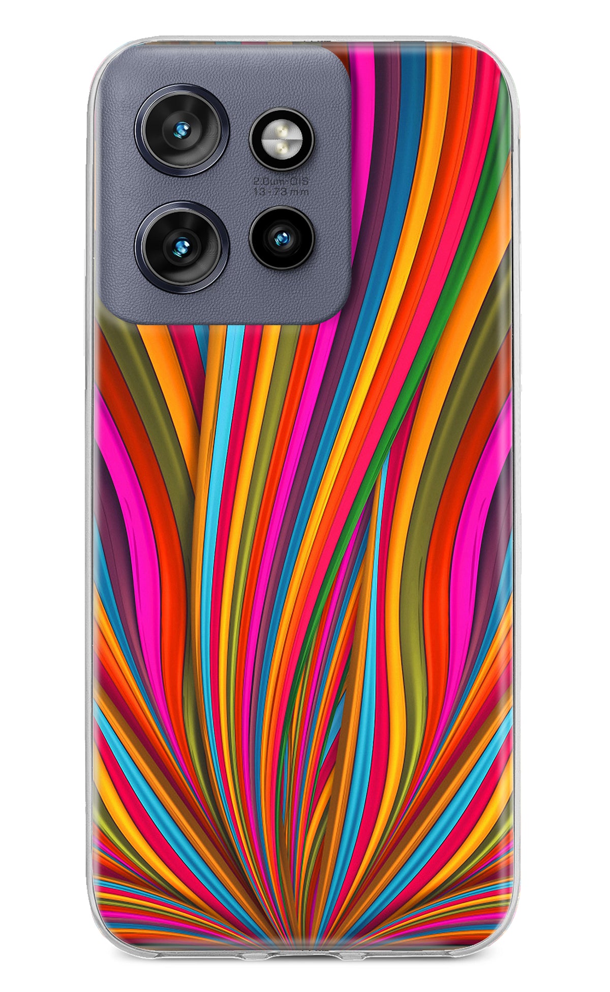 Trippy Wavy Moto Edge 50 Neo Back Cover