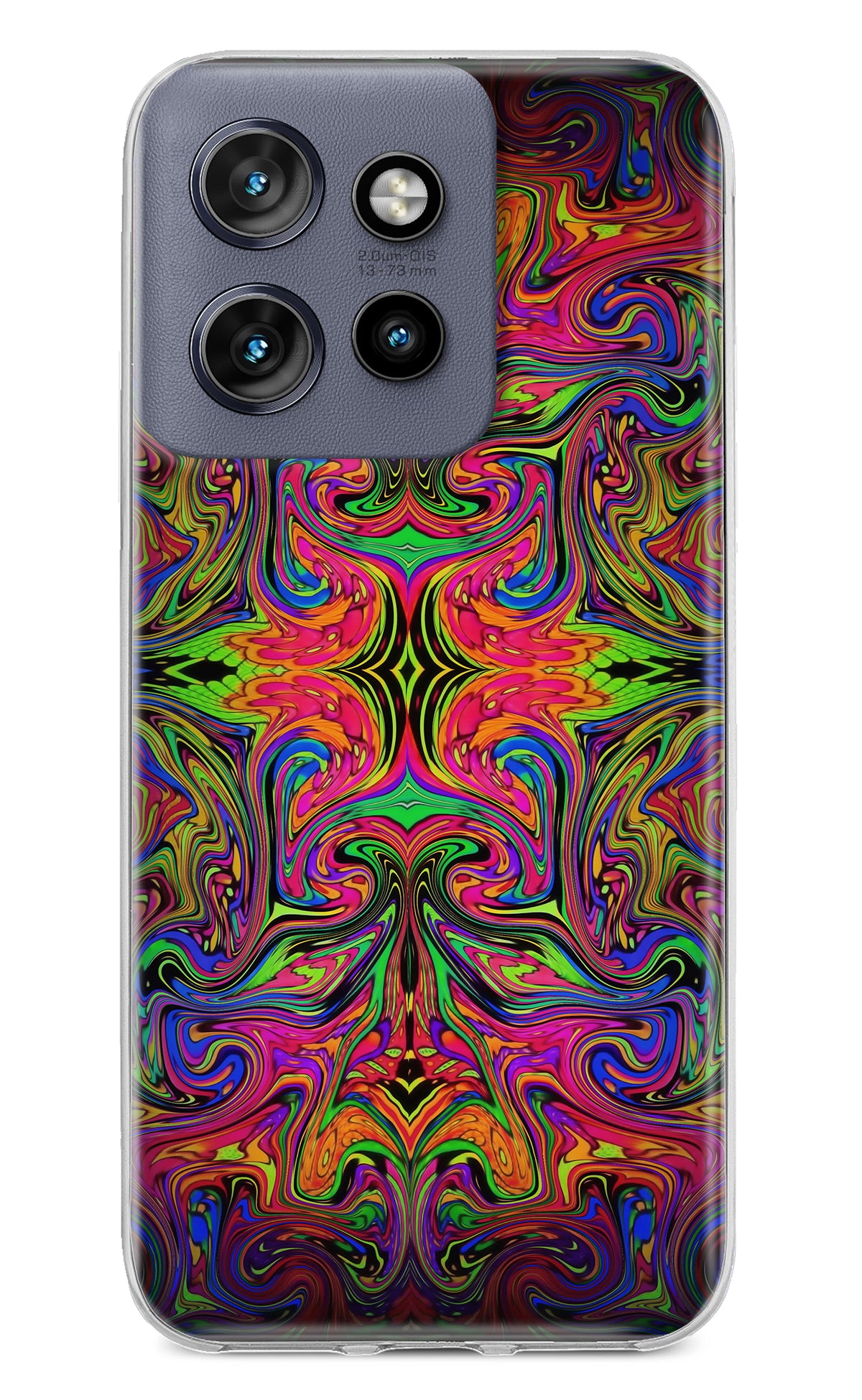 Psychedelic Art Moto Edge 50 Neo Back Cover