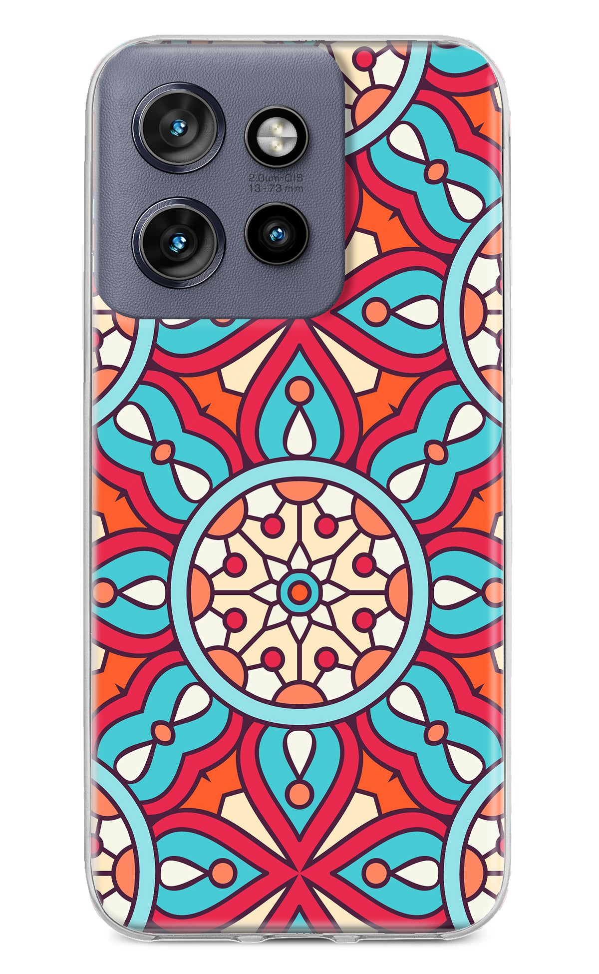 Mandala Geometric Moto Edge 50 Neo Back Cover