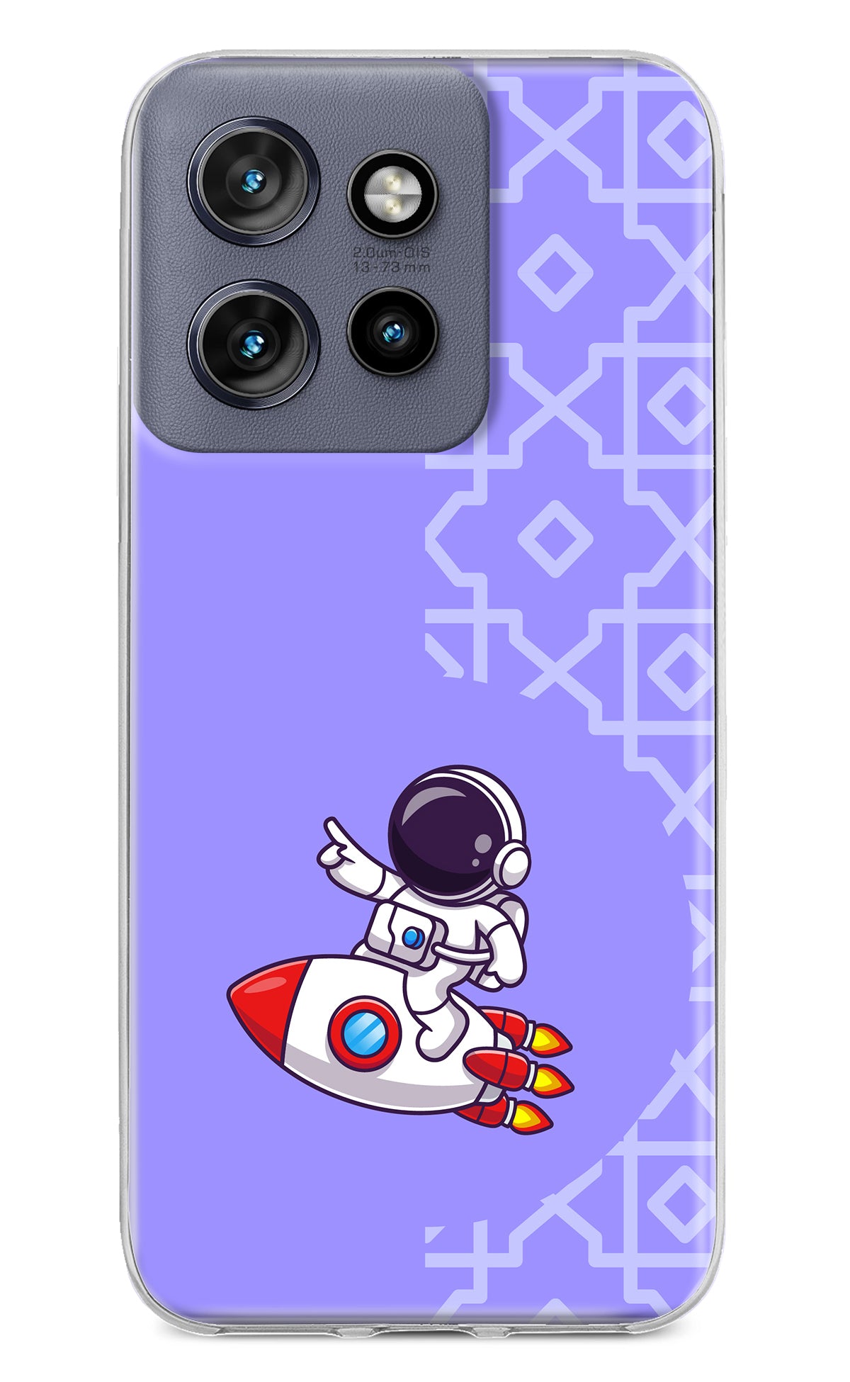 Cute Astronaut Moto Edge 50 Neo Back Cover