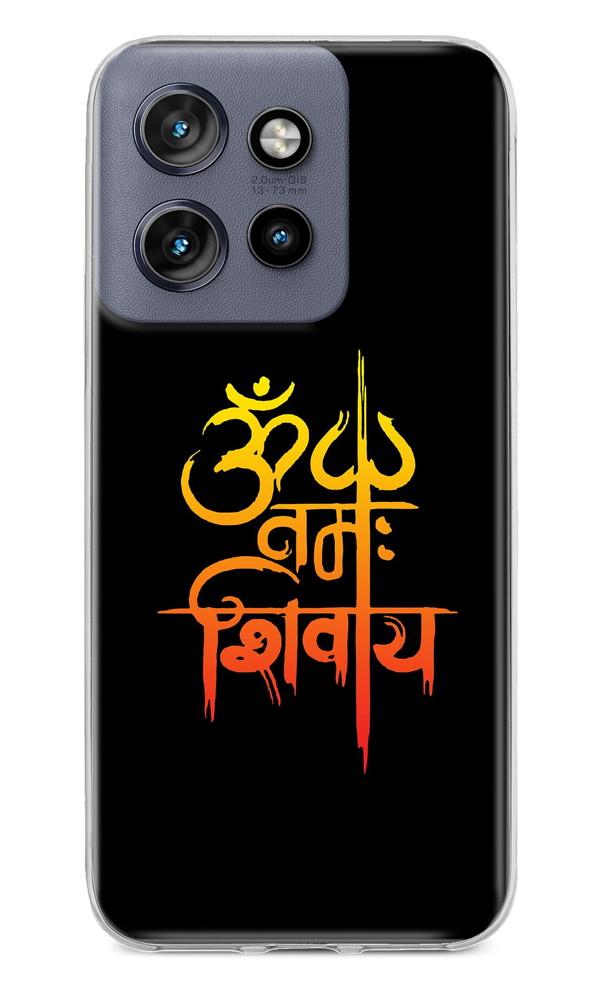 Om Namah Shivay Moto Edge 50 Neo Back Cover