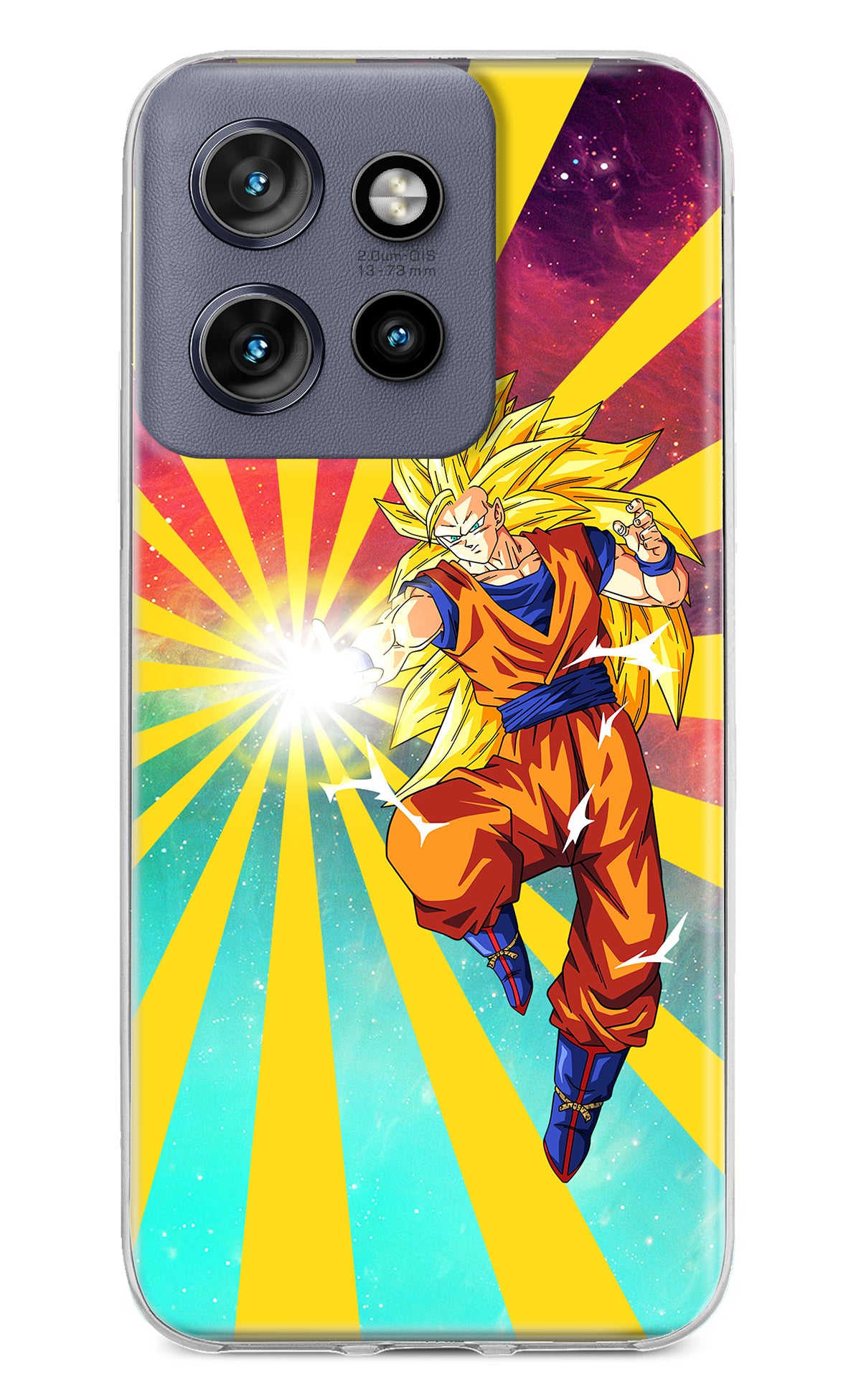 Goku Super Saiyan Moto Edge 50 Neo Back Cover