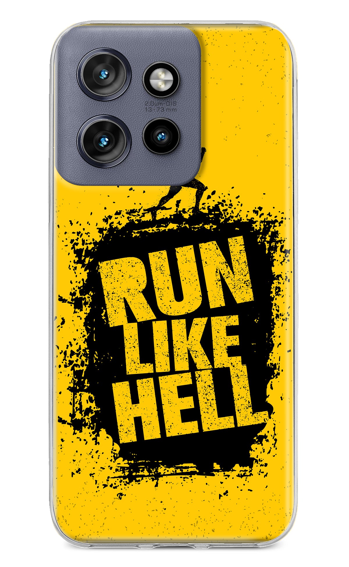 Run Like Hell Moto Edge 50 Neo Back Cover