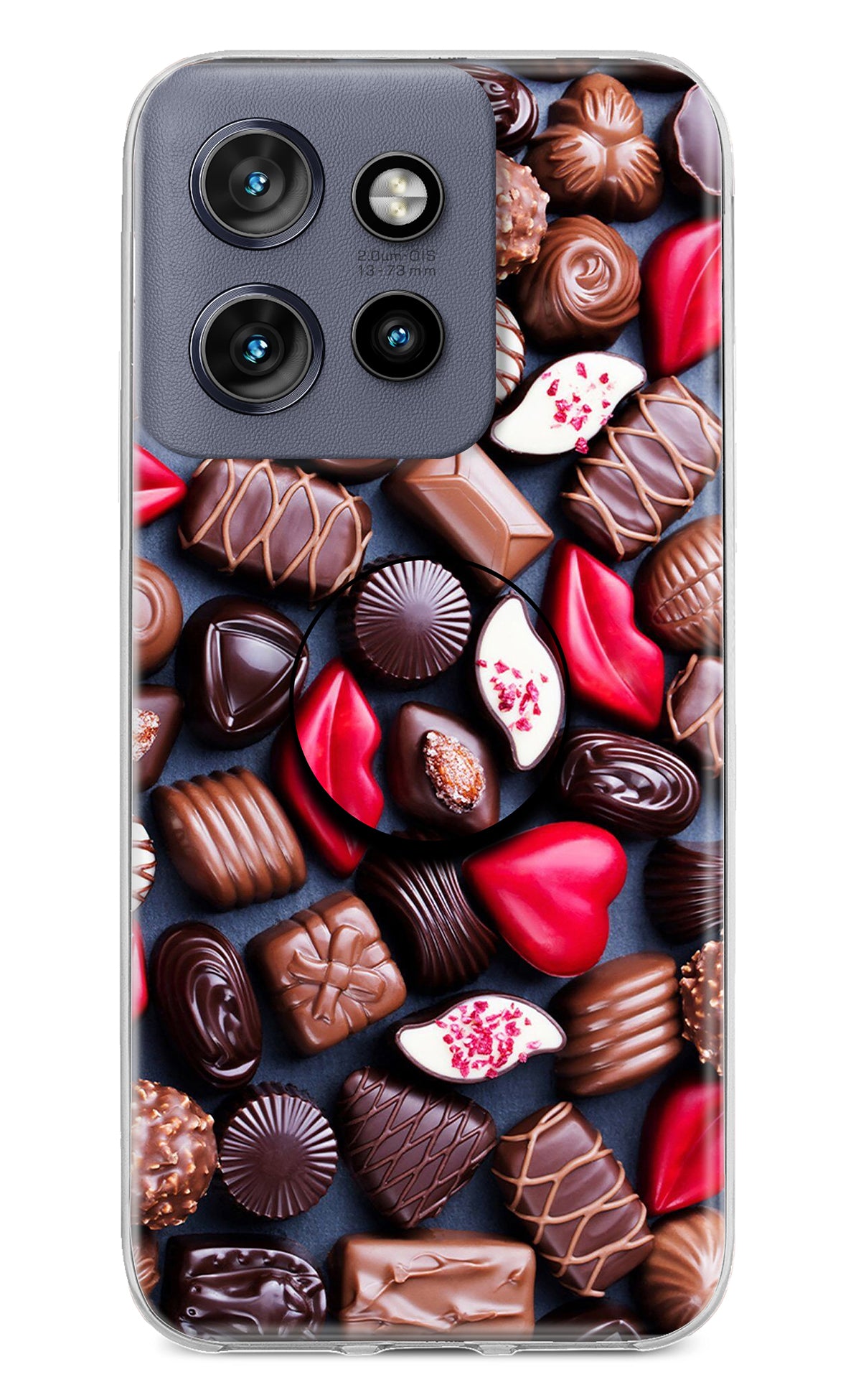 Chocolates Moto Edge 50 Neo Pop Case