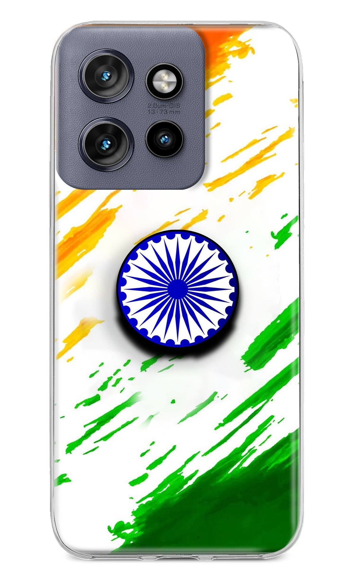 Indian Flag Ashoka Chakra Moto Edge 50 Neo Pop Case