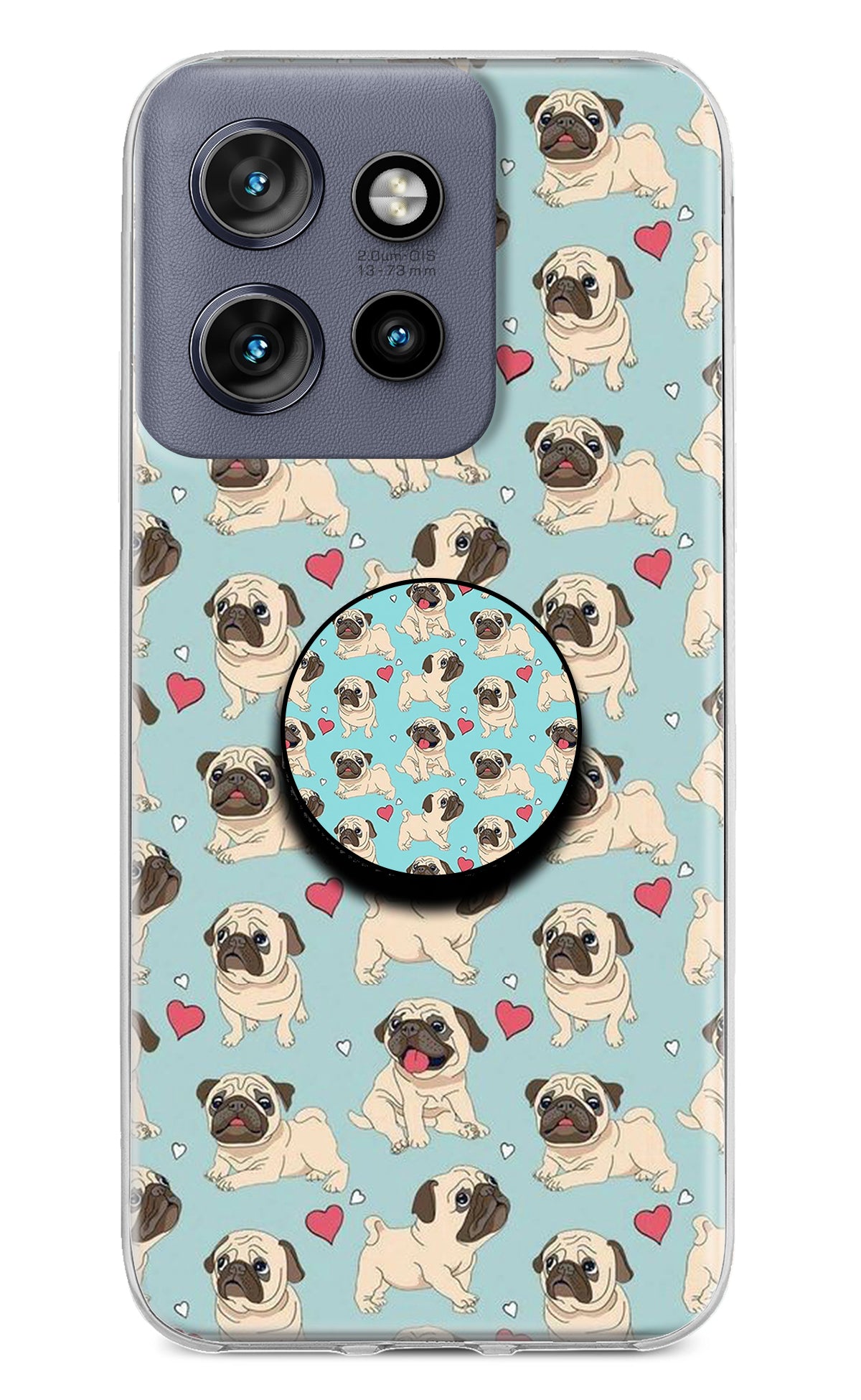 Pug Dog Moto Edge 50 Neo Pop Case