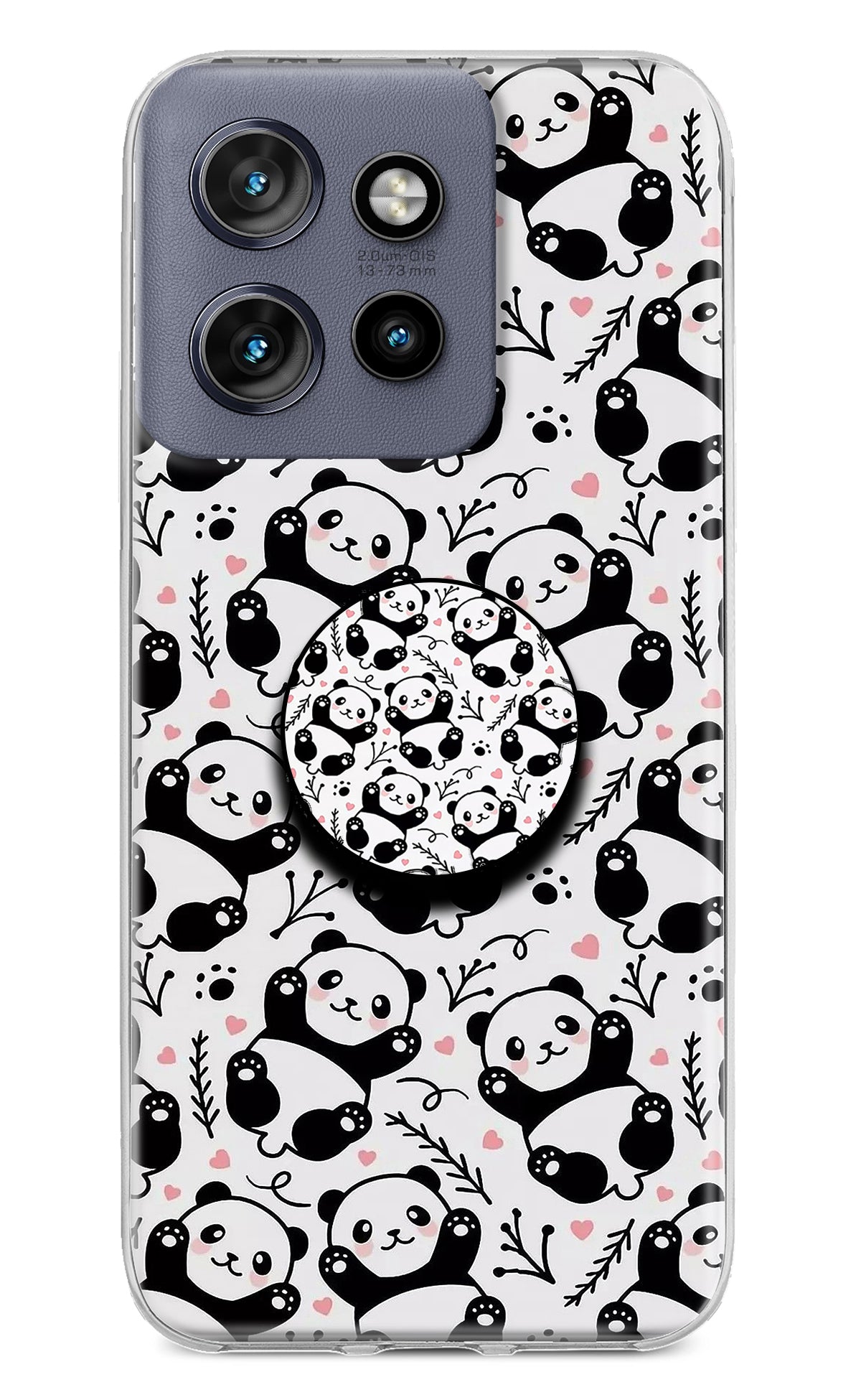 Cute Panda Moto Edge 50 Neo Pop Case