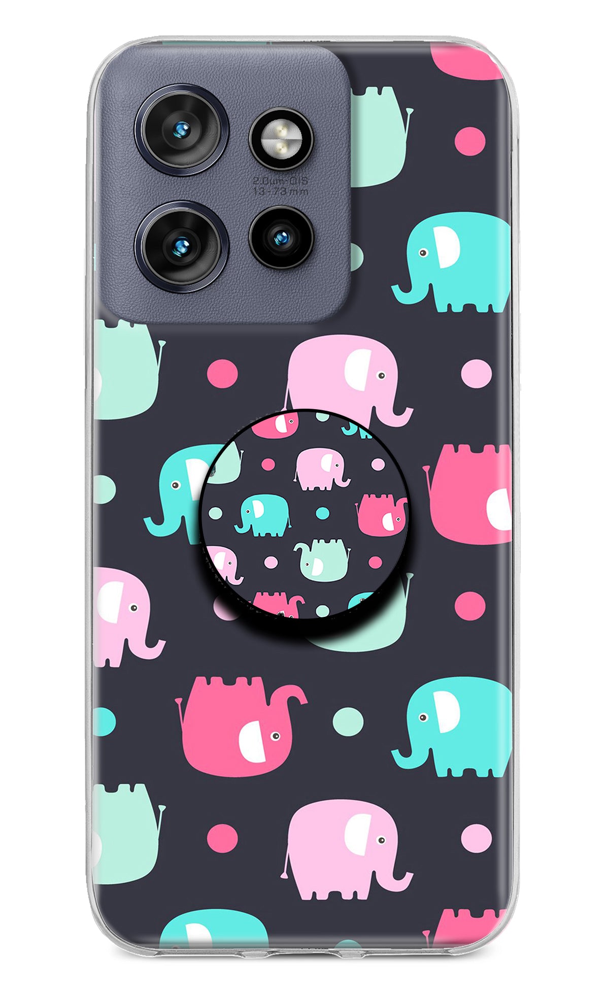 Baby Elephants Moto Edge 50 Neo Pop Case