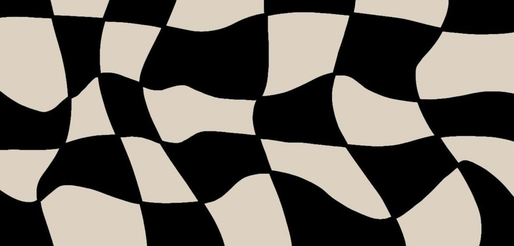 Wavy Chess mousepad design - 23x11 inch large gaming desk mat by Casekaro