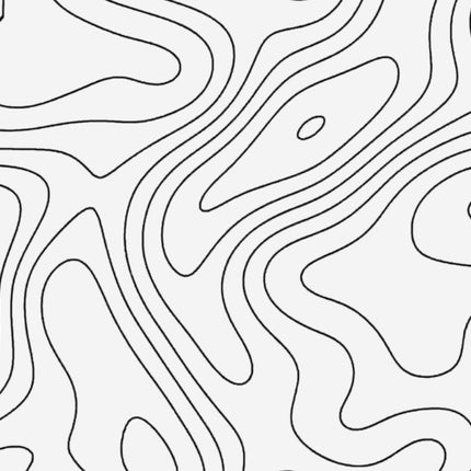 White Contour mousepad design - 23x11 inch large gaming desk mat by Casekaro