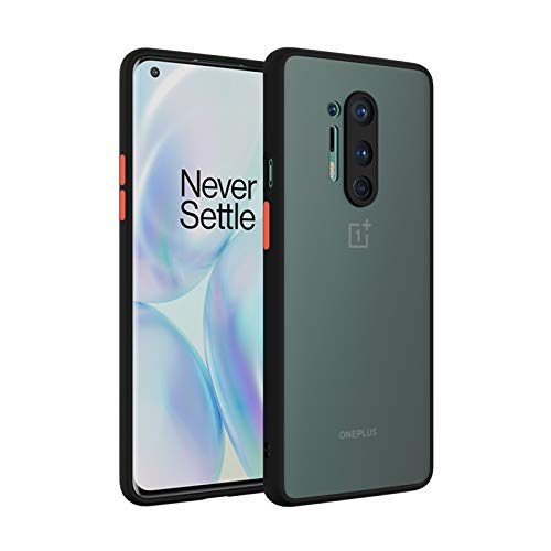 Smoke Silicone Oneplus 8 Pro Back Cover