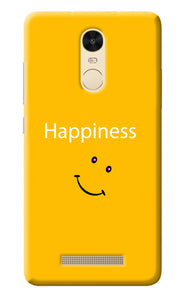 Happiness With Smiley Redmi Note 3 Back Cover