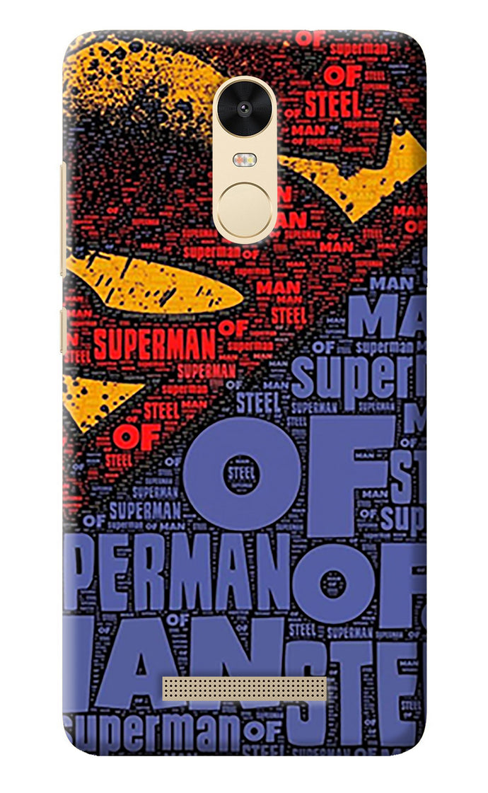 Superman Redmi Note 3 Back Cover