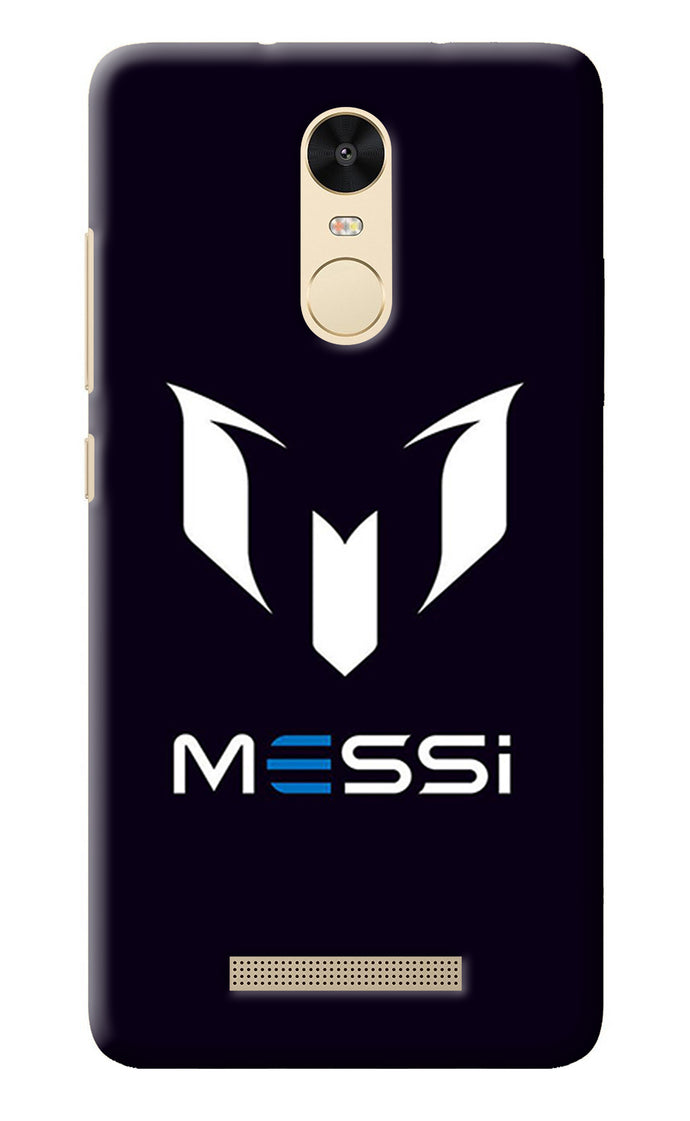 Messi Logo Redmi Note 3 Back Cover