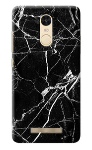 Black Marble Pattern Redmi Note 3 Back Cover
