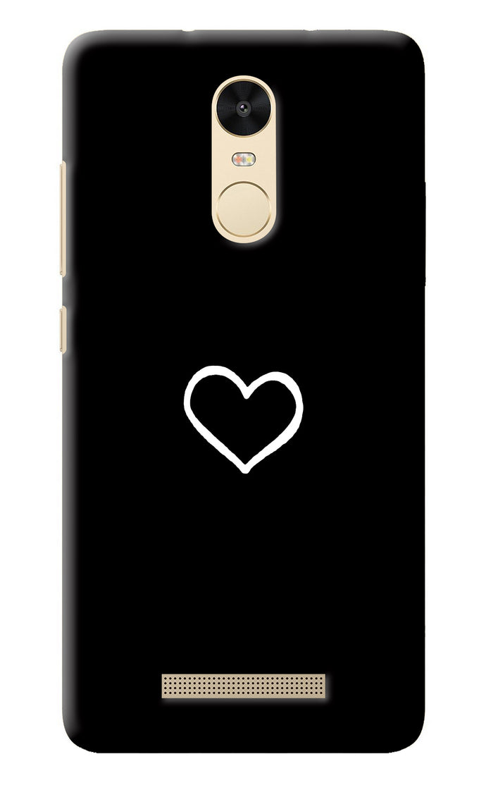 Heart Redmi Note 3 Back Cover