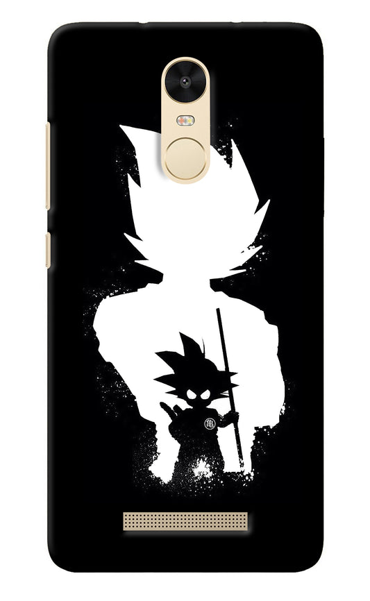 Goku Shadow Redmi Note 3 Back Cover