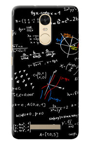 Mathematics Formula Redmi Note 3 Back Cover