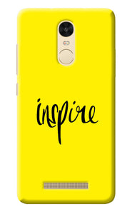 Inspire Redmi Note 3 Back Cover