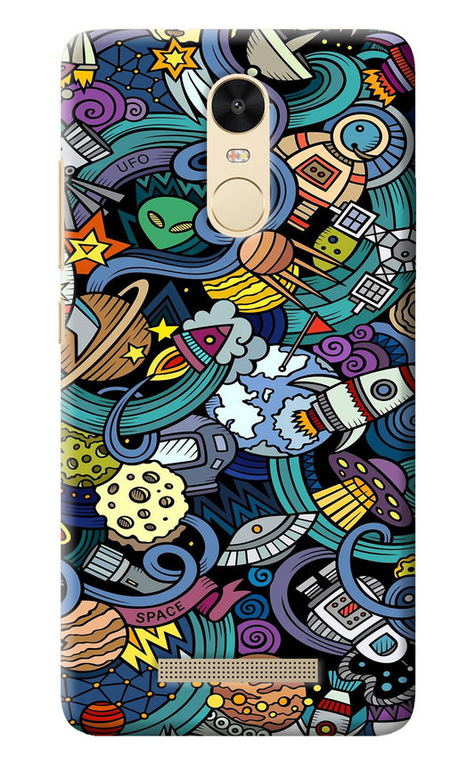 Space Abstract Redmi Note 3 Back Cover