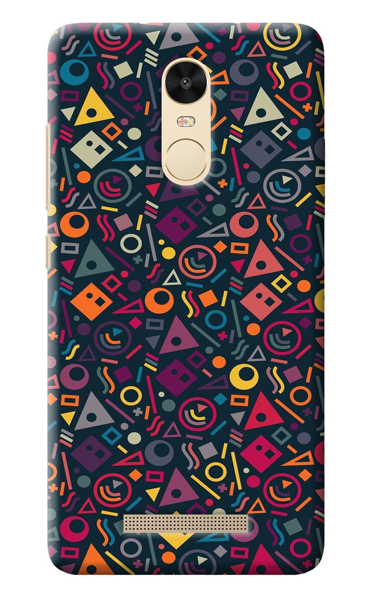 Geometric Abstract Redmi Note 3 Back Cover